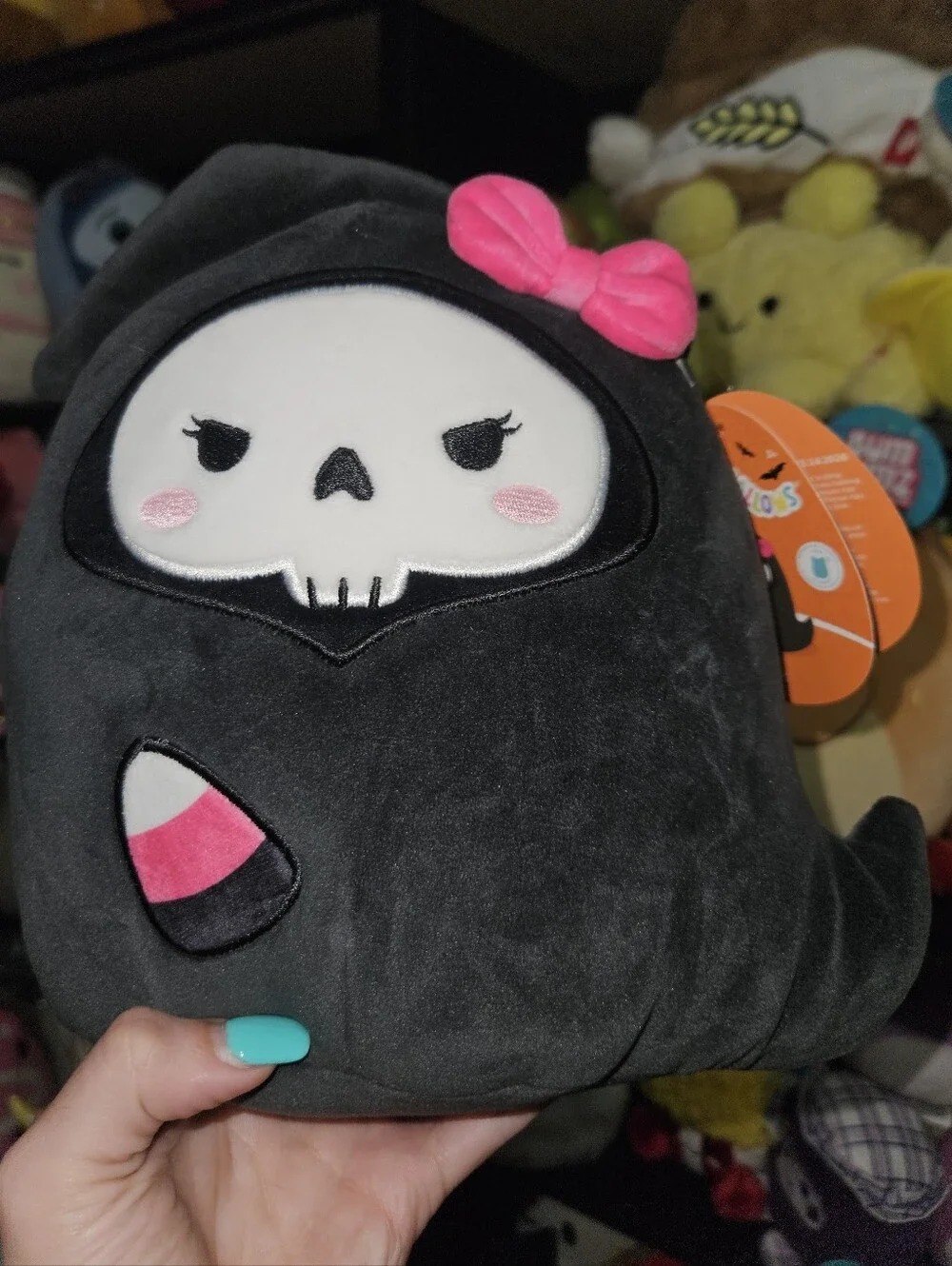 NWT Squishmallows Black Grim Reaper 8